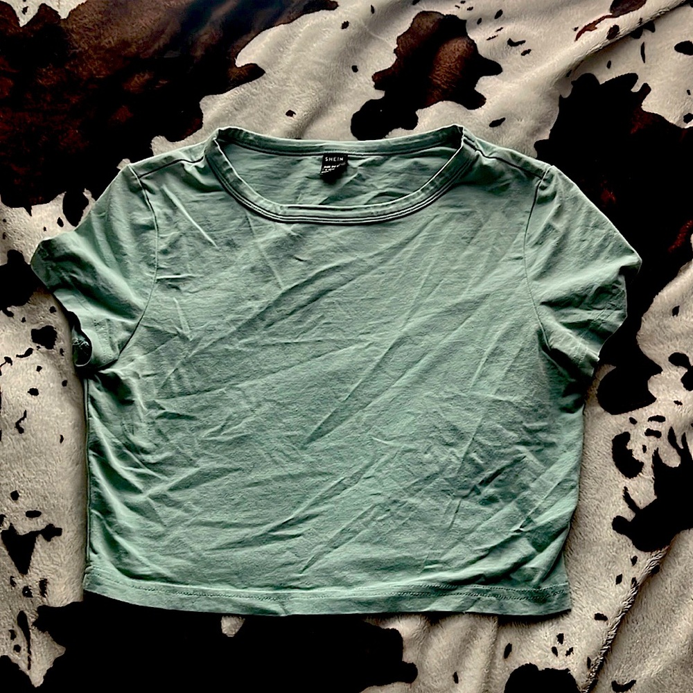 Mint Green Crop Top